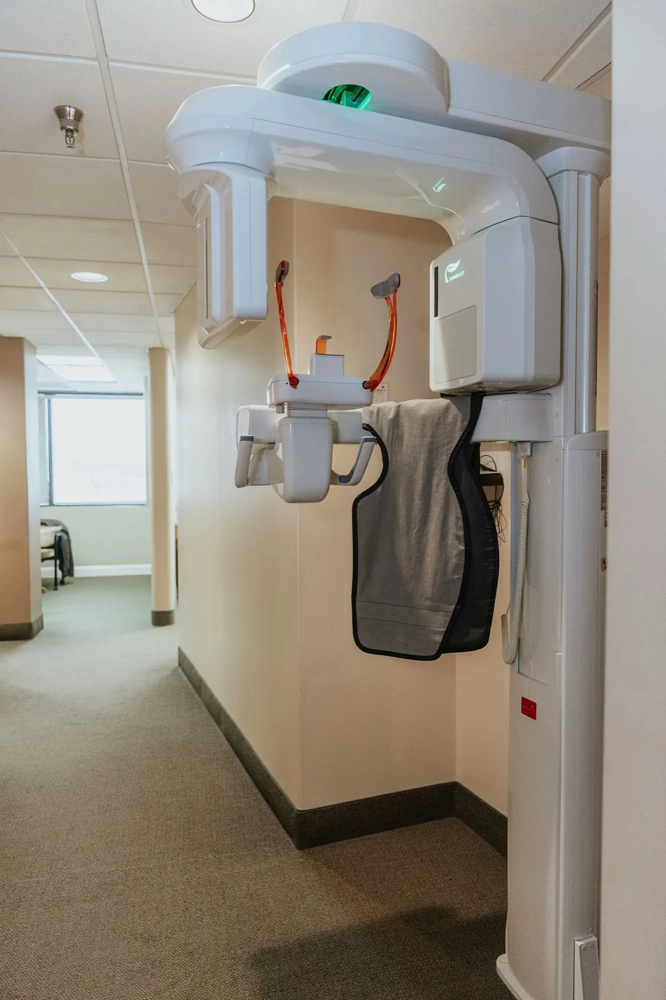 The 3D cone beam X-ray unit at the practice