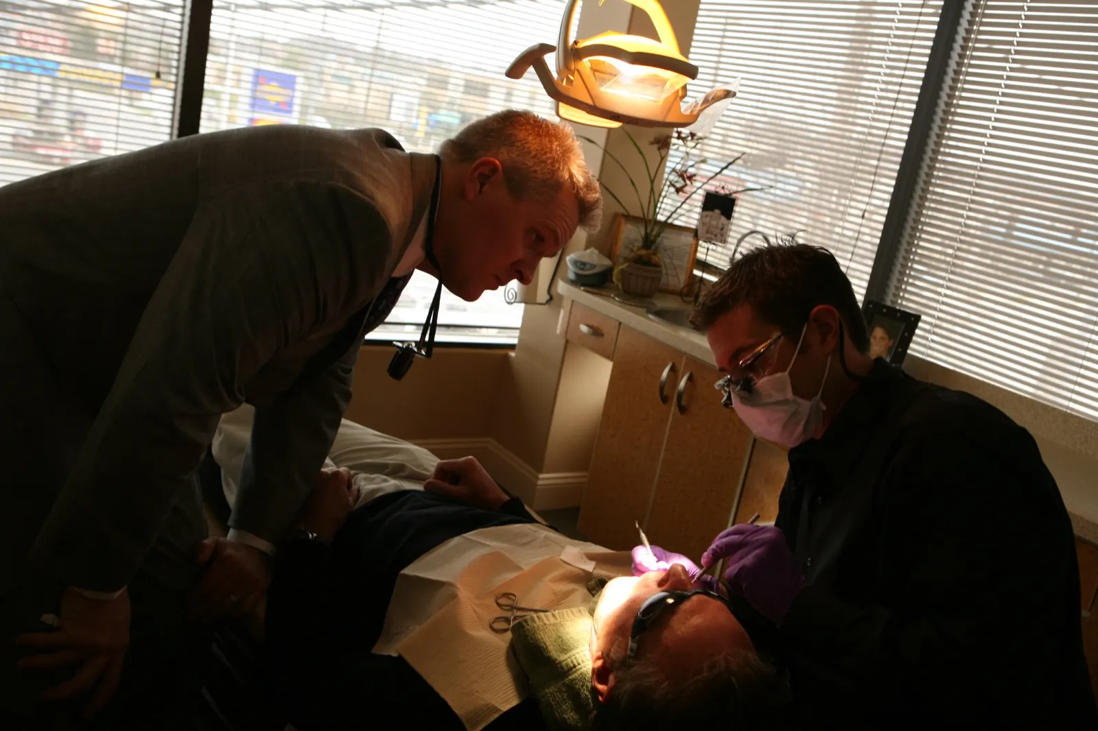 Dental treatment in progress at the practice