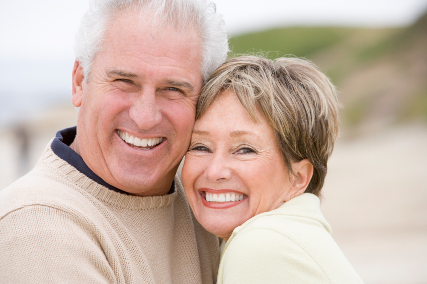 Smiling Older Couple